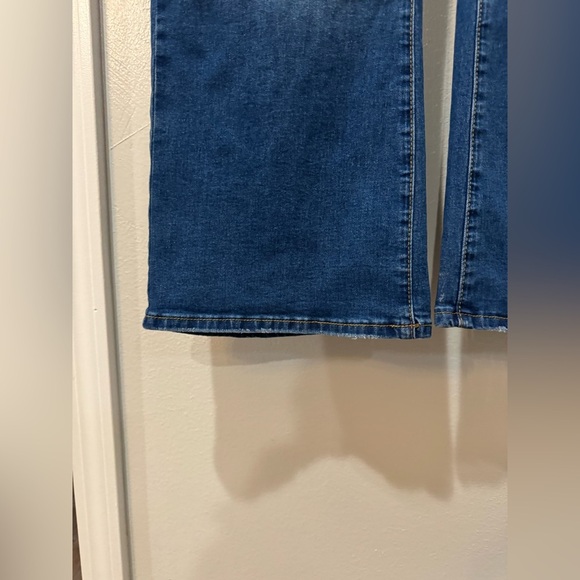 Fashion Jeans size XL 5 pocket, stone washed pant leg flare - Picture 6 of 8